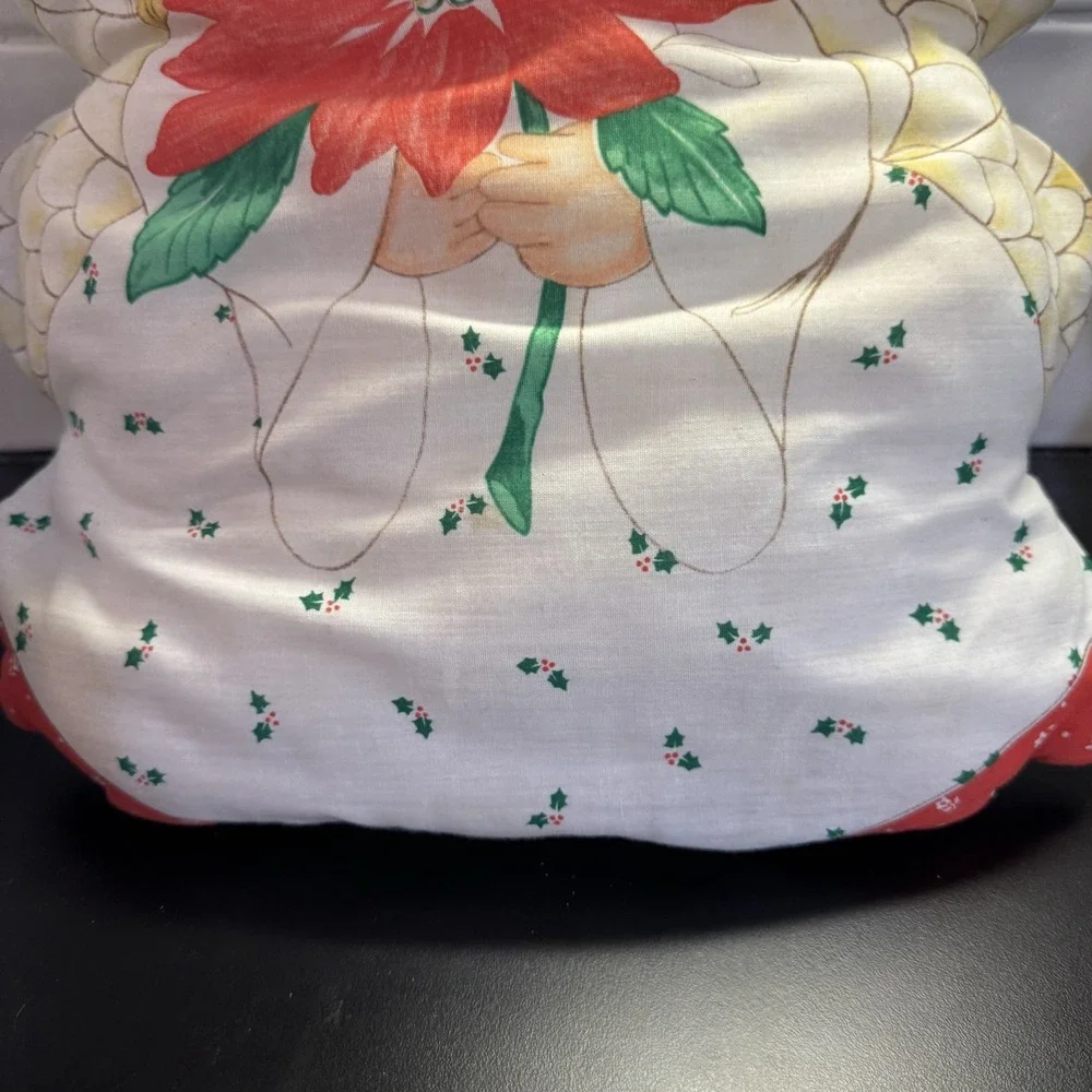Vintage Christmas Angel Girl Fabric Pillow Hand Sew Spring Mills‎  7568
